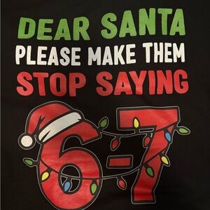 Festive Black Christmas Graphic Tee